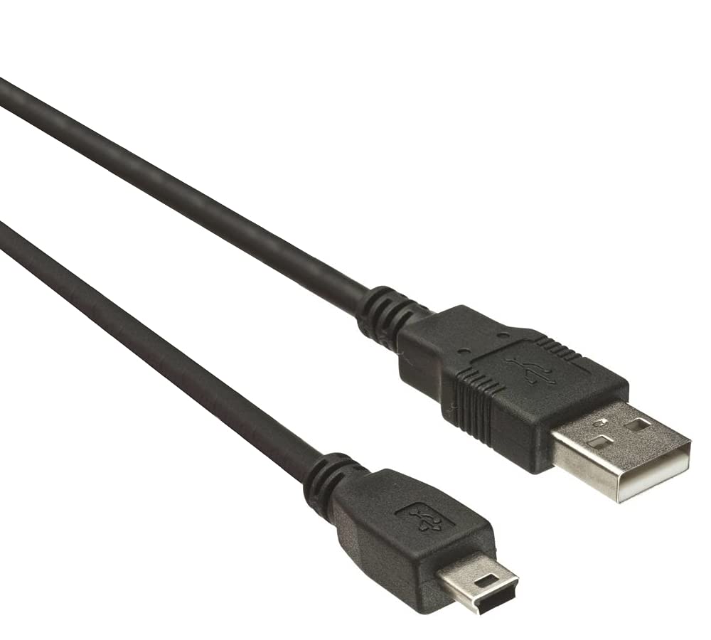 Premiumcord Cavo USB - Mini USB 5m, Nero