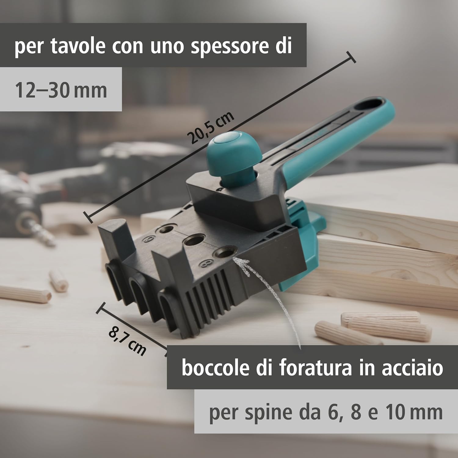 Wolfcraft Guida per spinatura 4640000 - immagine 2