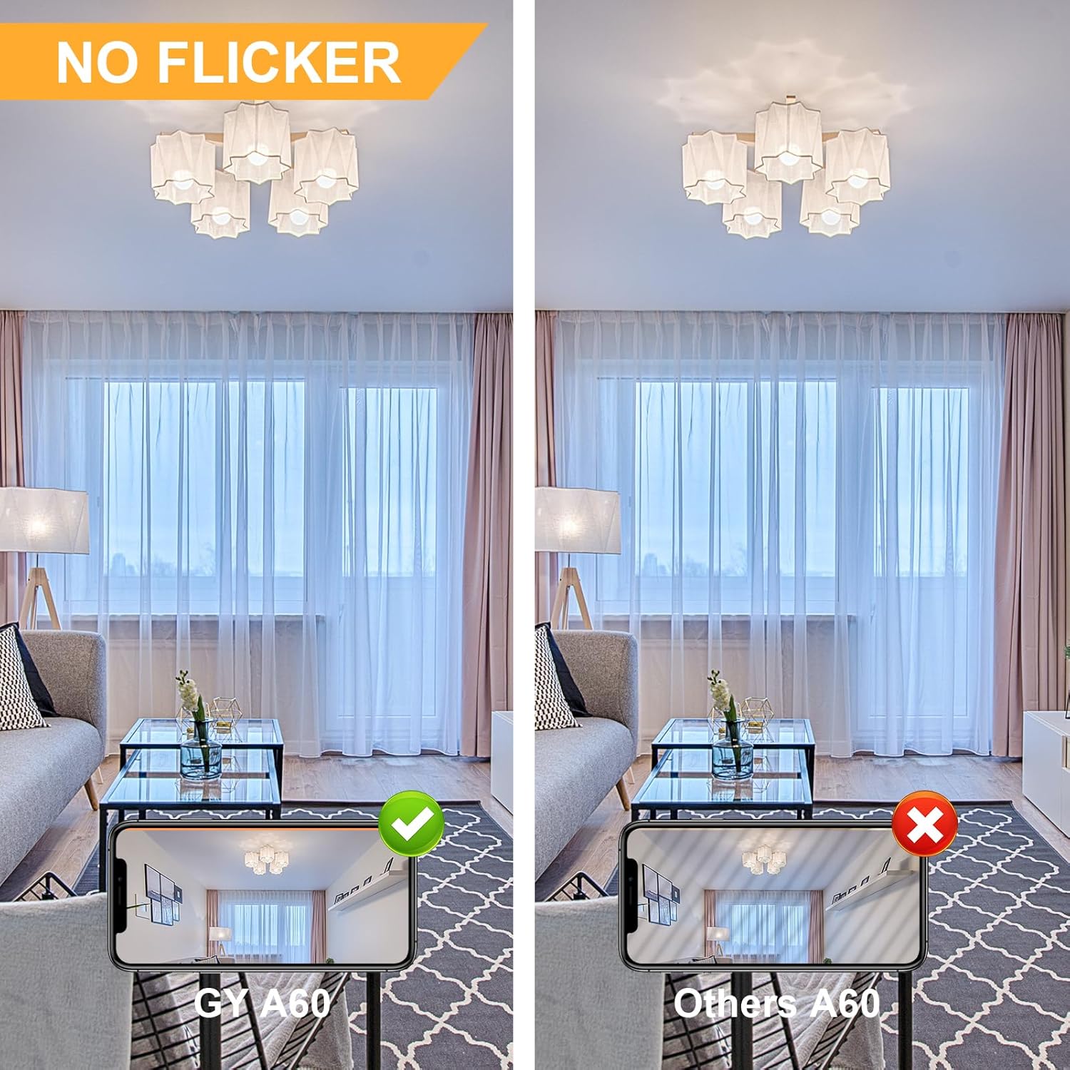 Gy Lampadine LED E27 14W Luce Calda 3000K, 12 Pezzi - immagine 6