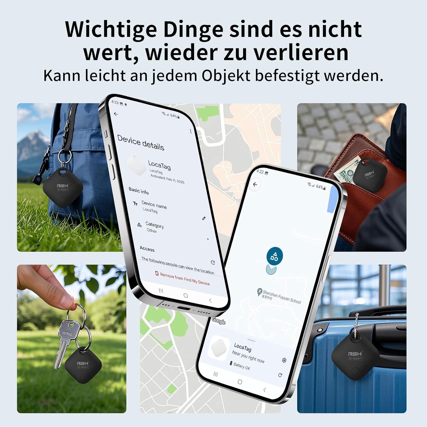 Rsh Android Tracker Tag 2 Pack - Compatibile con Trova dispositivo - immagine 6