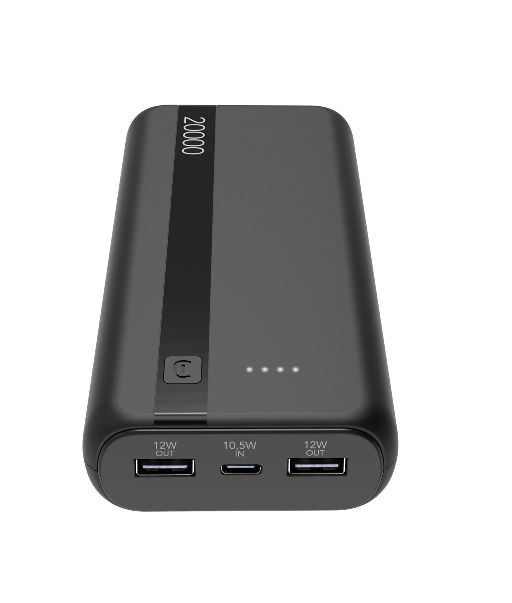 Cellularline Power Bank 20000mAh, Nero