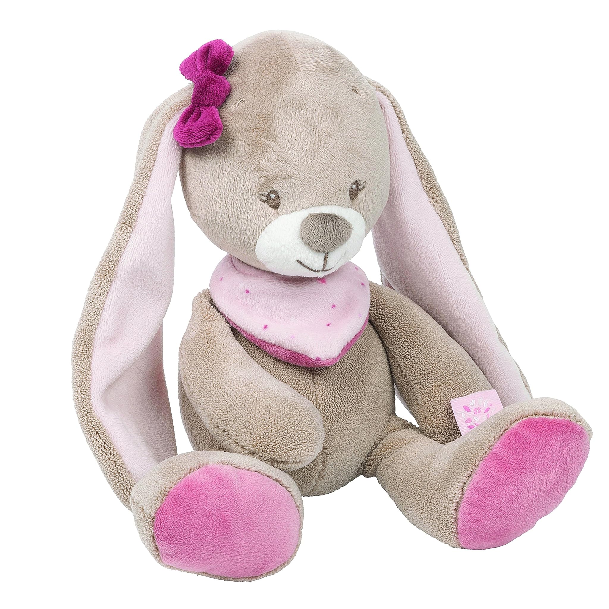 Nattou Peluche Nina Il Coniglietto 30 cm, Beige/Rosa
