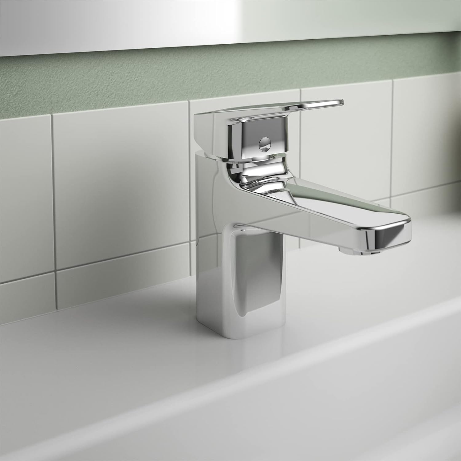 Ideal Standard - Ceraplan, Miscelatore monocomando per lavabo, Cromato - immagine 5