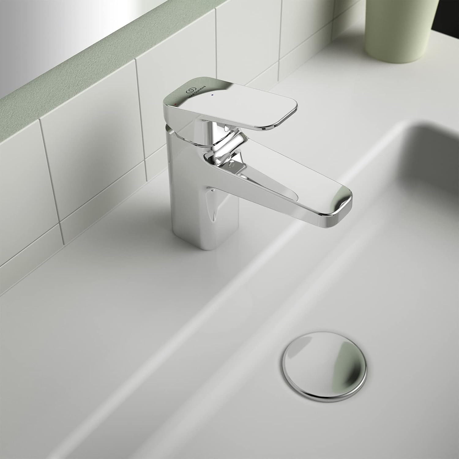 Ideal Standard - Ceraplan, Miscelatore monocomando per lavabo, Cromato - immagine 6