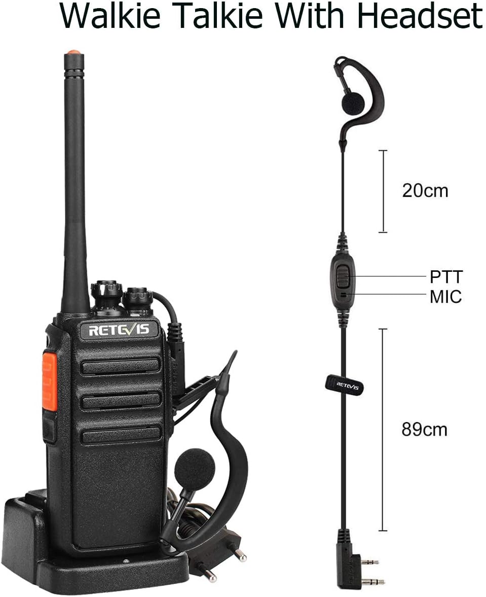 Retevis RT24 - Walkie-Talkie Professionali PMR446 (4 Pezzi) - immagine 4