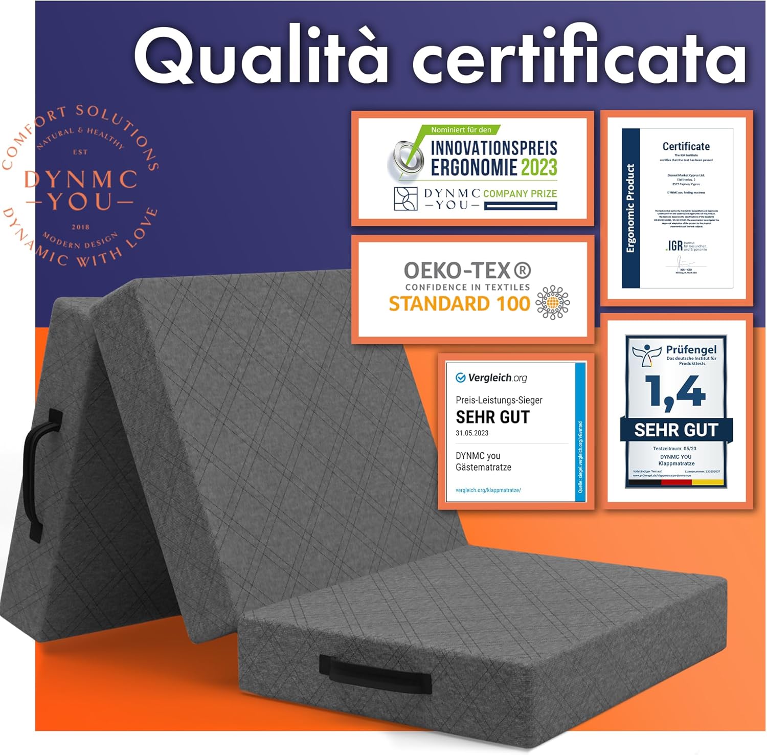 Materasso Pieghevole Comodo H3 per Ospiti - immagine 2