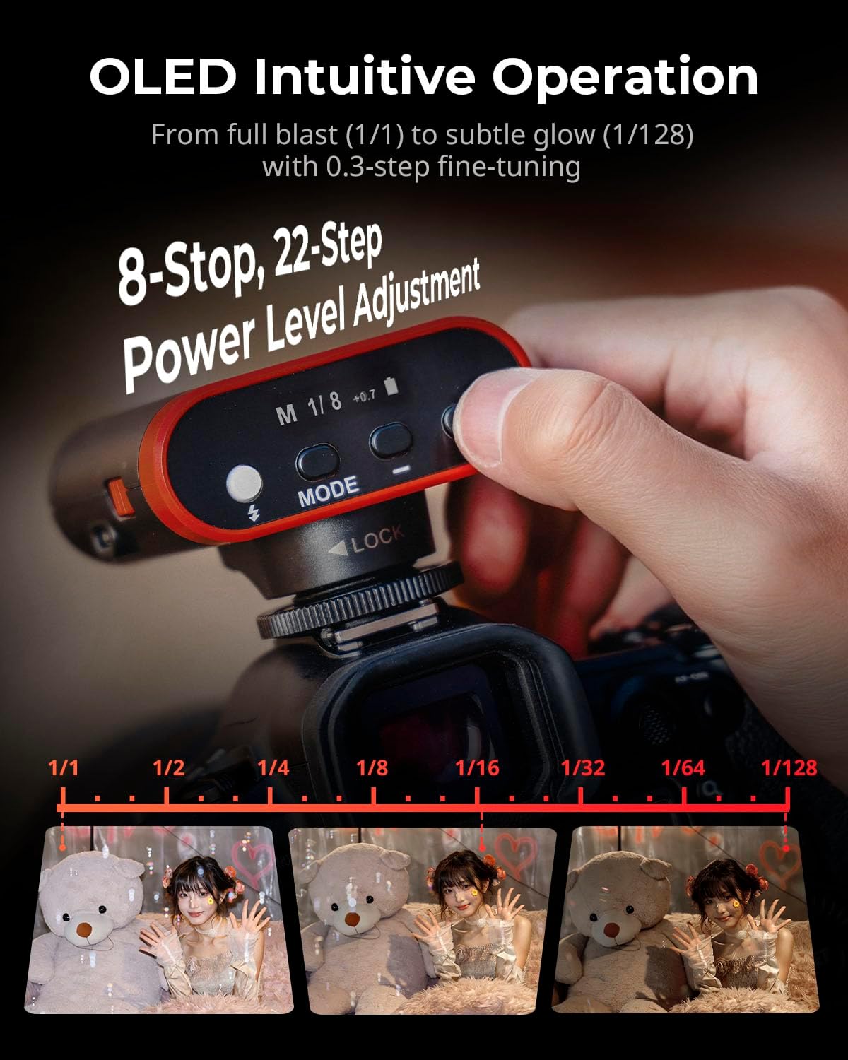 Smallrig RS20 Mini Speedlite Flash Portatile - immagine 4