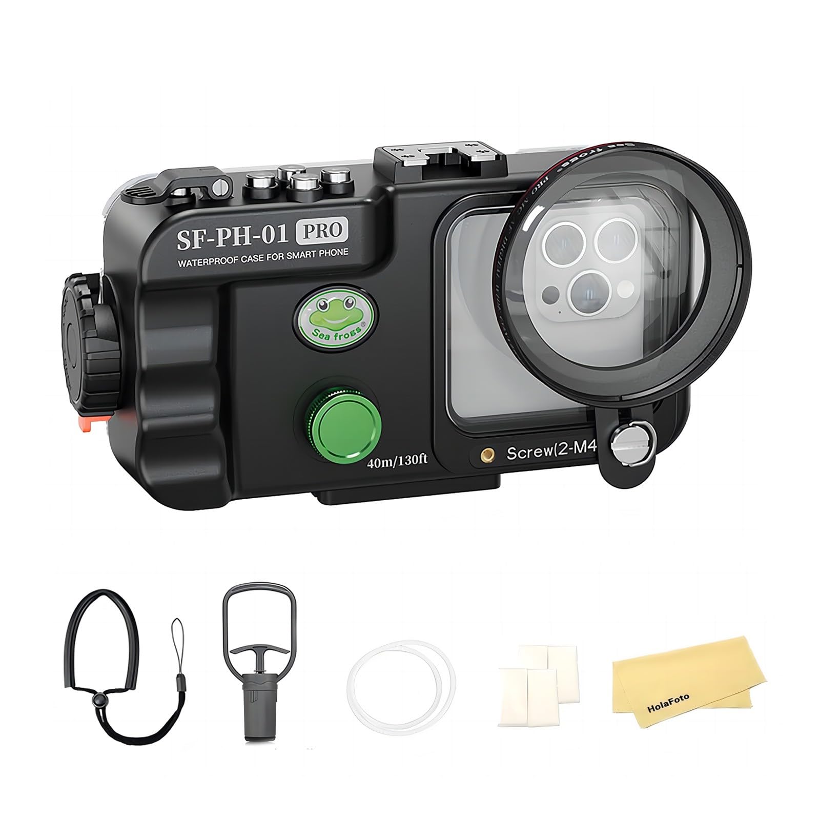 Seafrogs Sf-Ph-01 Pro - Custodia Immersione 40M/130Ft