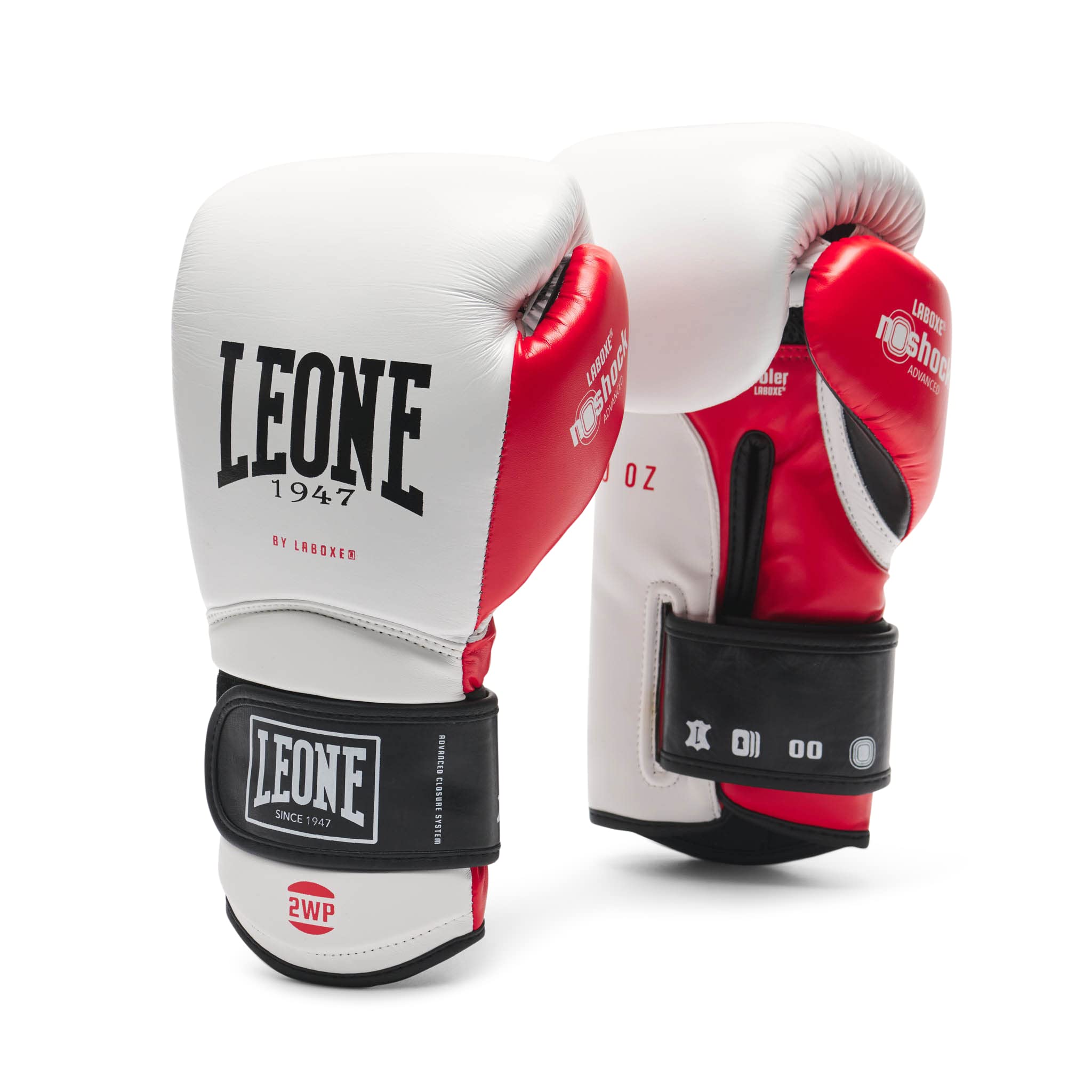 LEONE 1947, Guanti Boxe Il Tecnico N3 12 OZ, Bianco
