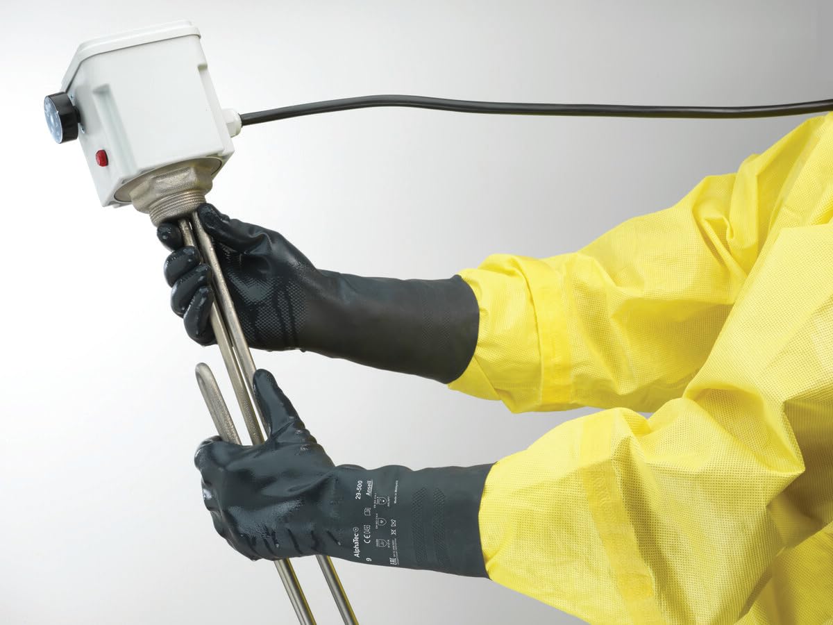 Ansell AlphaTec 29-500 Guanto Neoprene, Nero, Taglia 9 - immagine 4