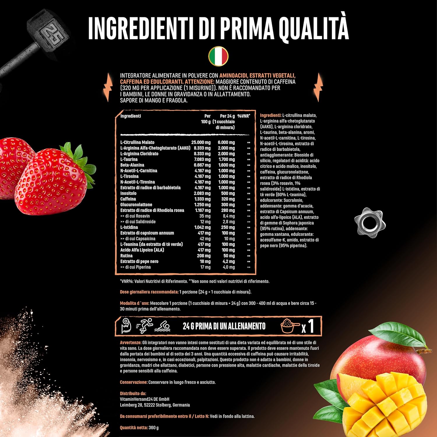 Push it to the Limit - Pre-Allenamento 360g - immagine 6