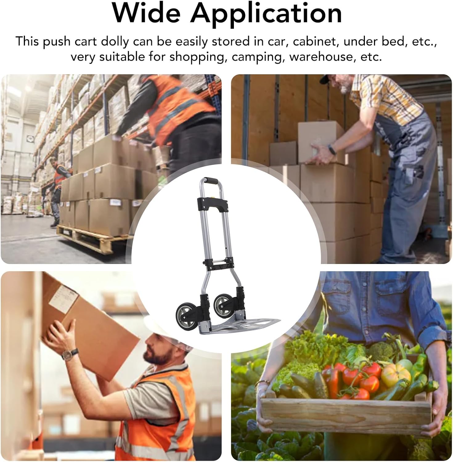 Carrello a Mano Pieghevole in Alluminio - immagine 3