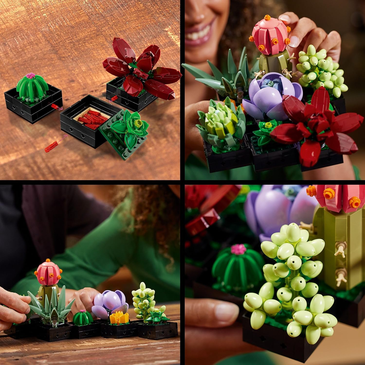 Lego Botanicals Piante Grasse Artificiali - 9 Piante - immagine 3