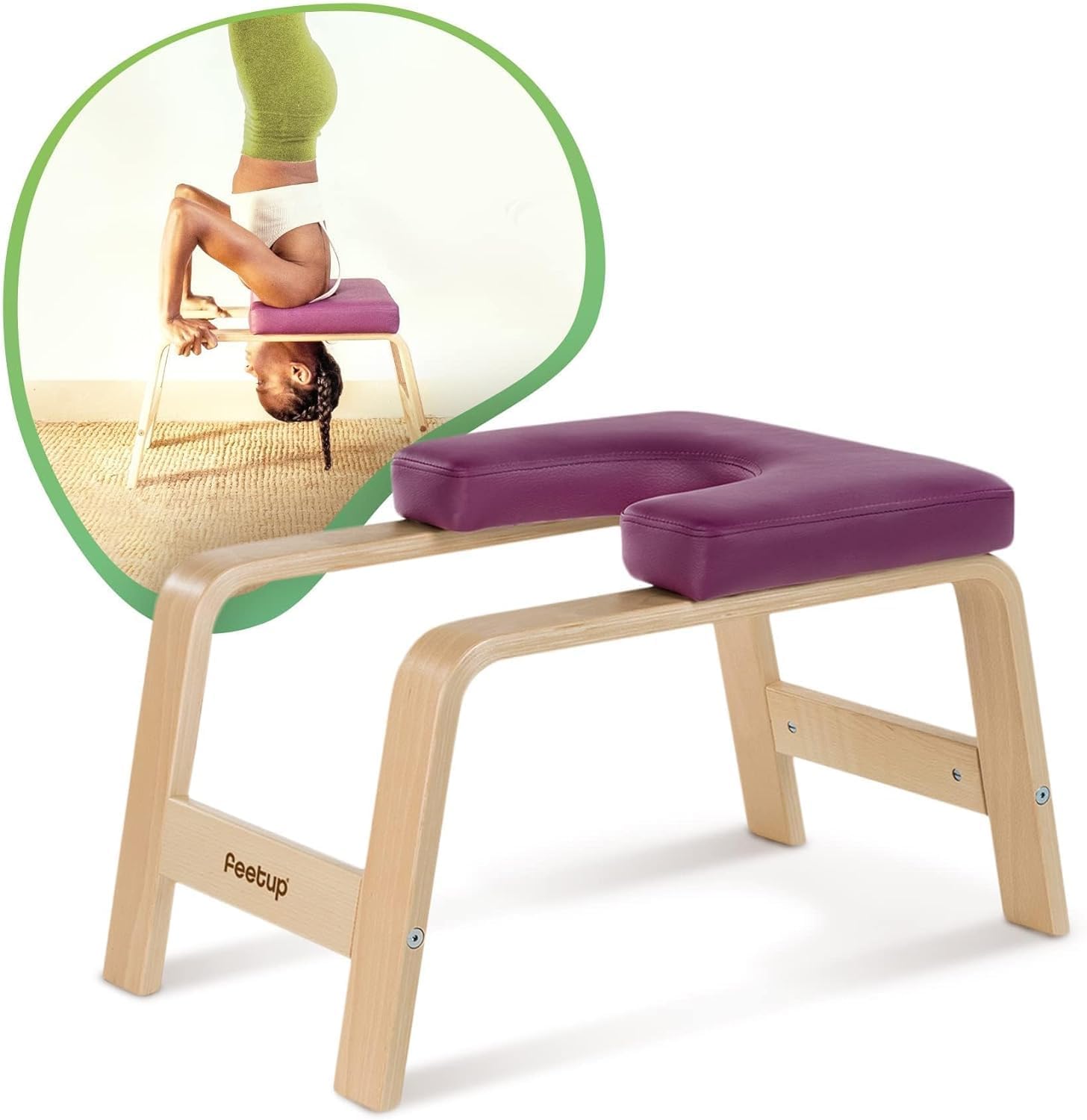FeetUp Trainer (L'Originale) - Per Inversioni Yoga, Violet