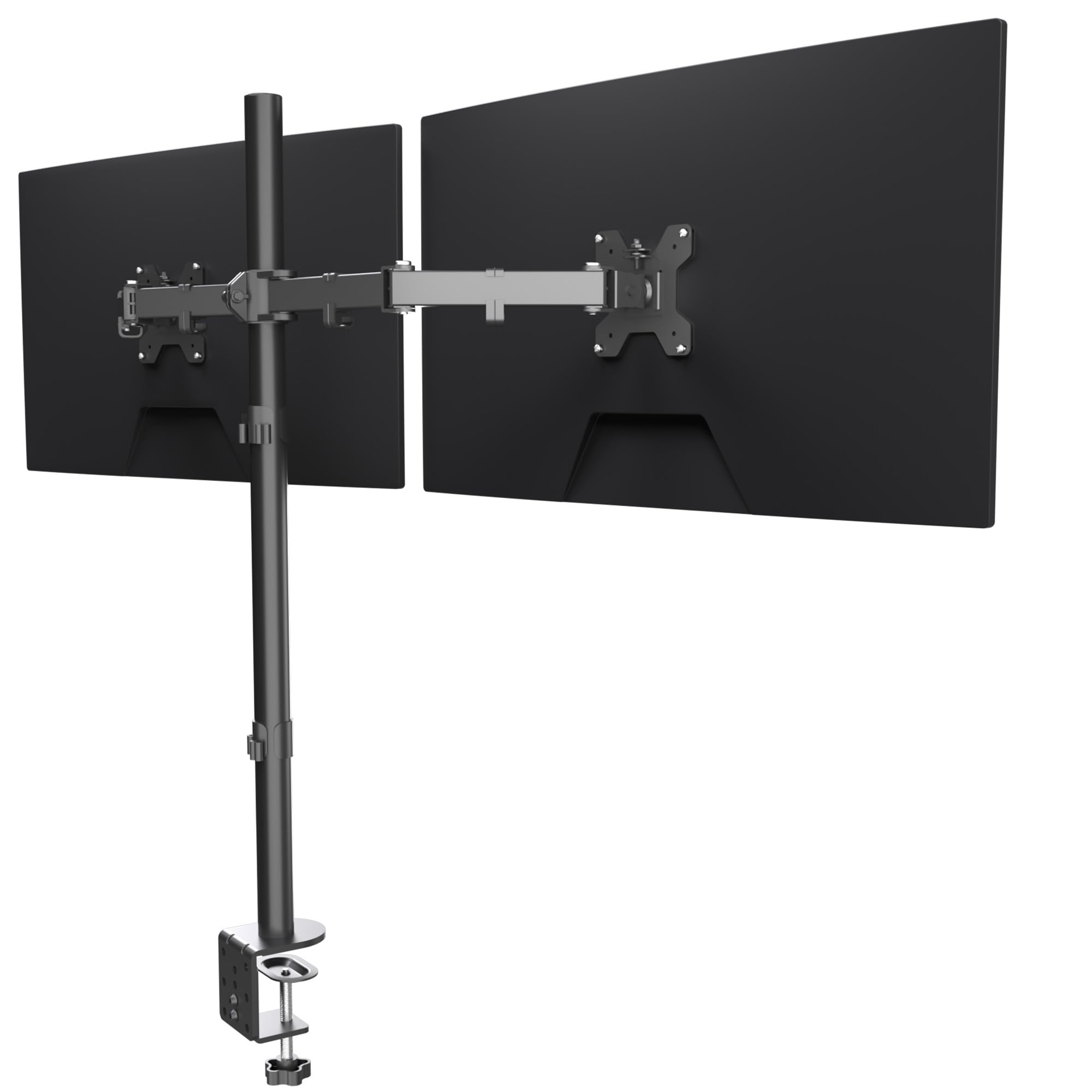 Suptek Supporto Doppio Monitor 13-27 Pollici, Palo 80cm