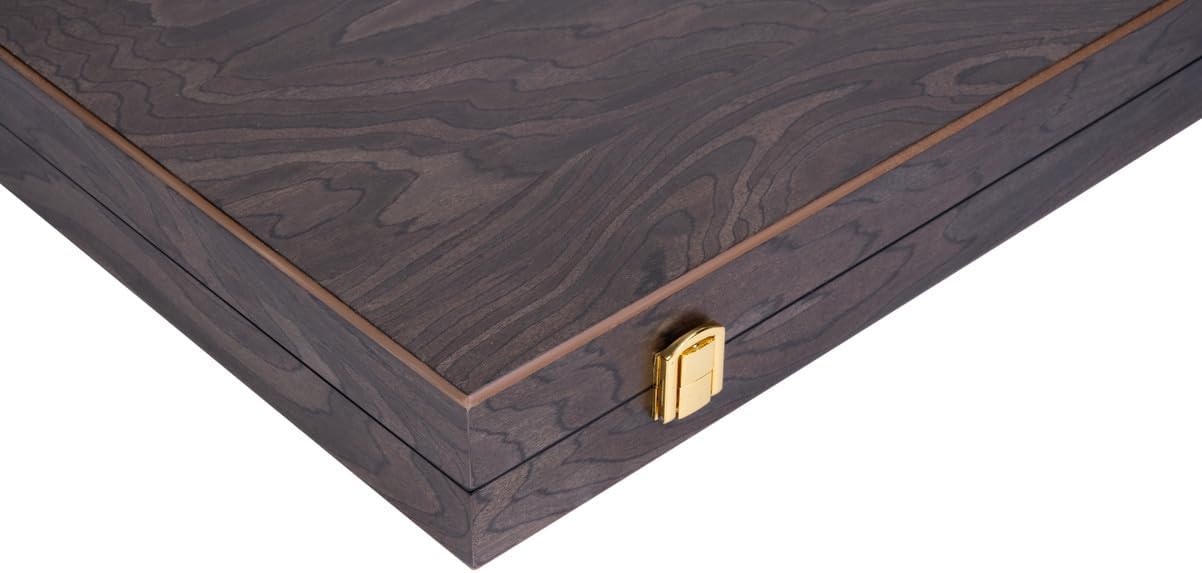 Engelhart Backgammon Deluxe 15 Pollici, Marrone - immagine 7