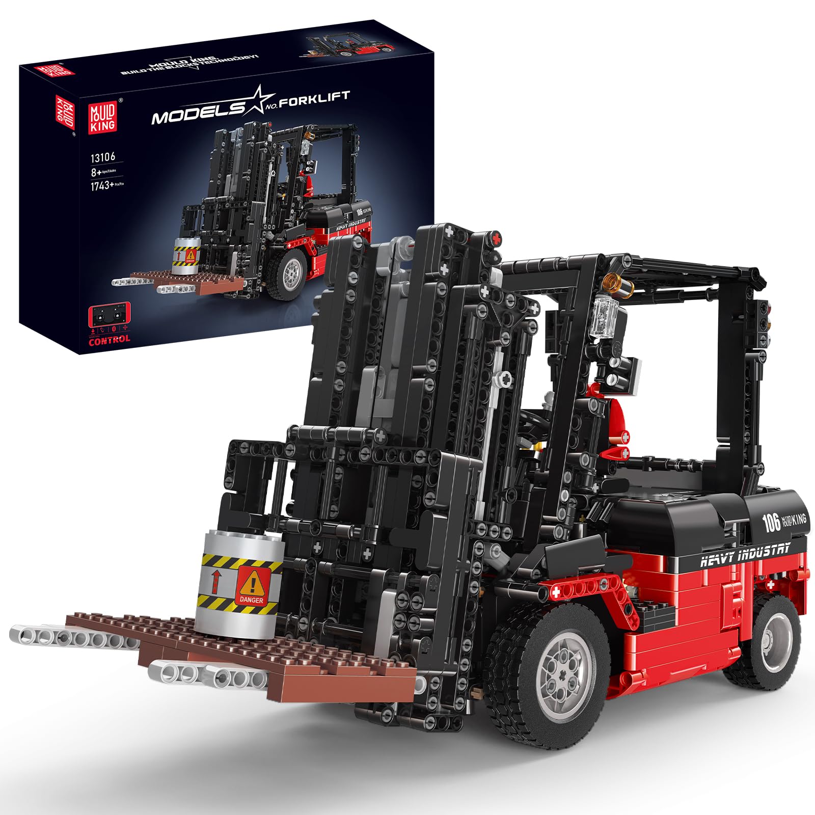 Mould King 13106 - Carrello Elevatore Radiocomandato RC