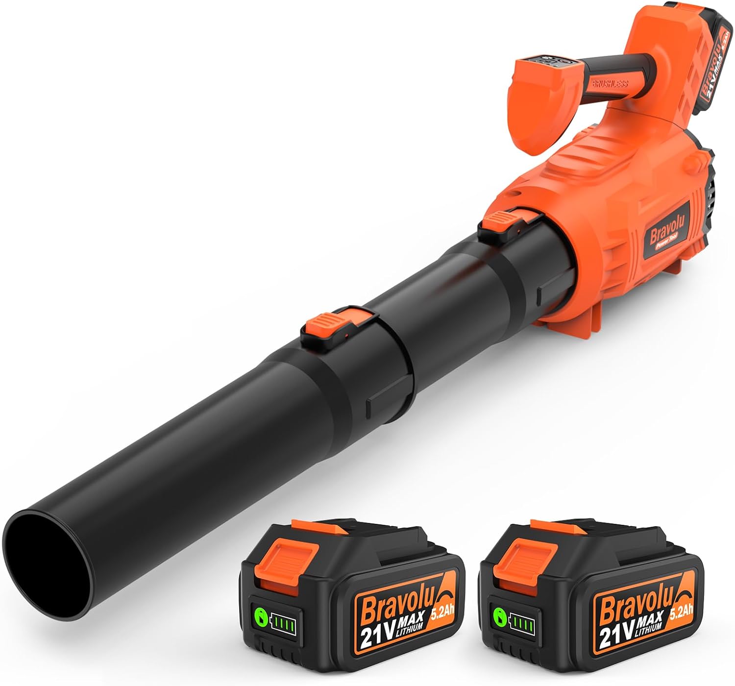 Bravolu Soffiatore a Batteria 21V 10400 mAh - immagine 1