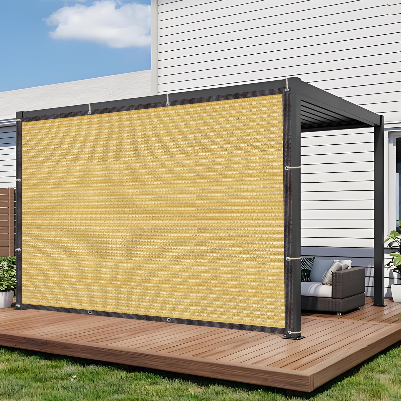 Voile d'ombrage Rettangolare - Rete Parasole 90%