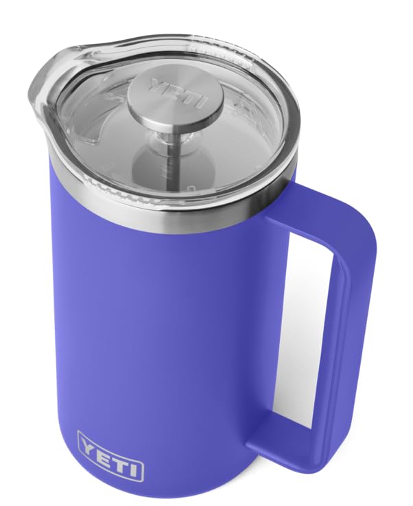 YETI Rambler French Press, Ultra Marine Violet, 34 oz (1005 ml)