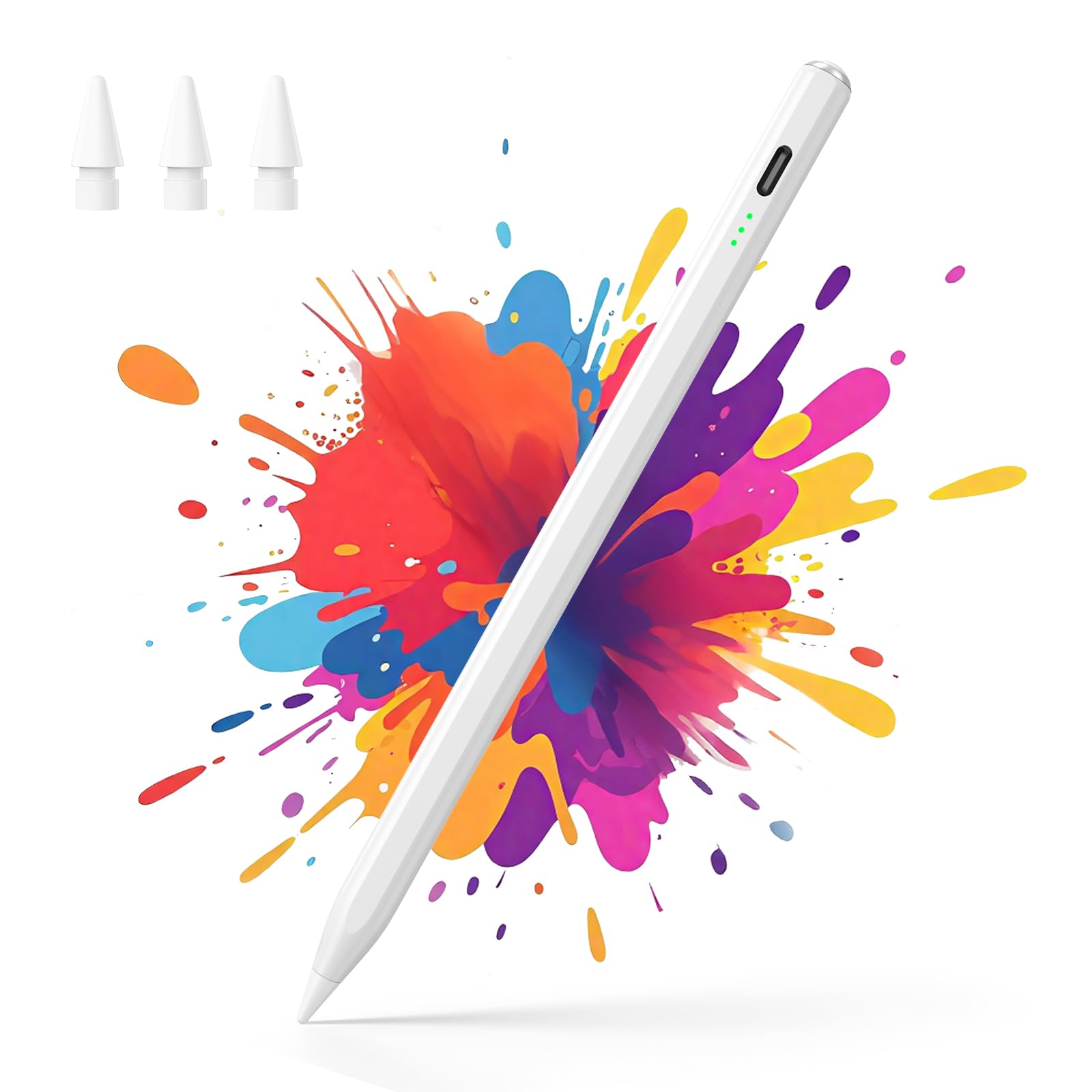 Hastraith Penna per Apple iPad 2018-2025, Bianco