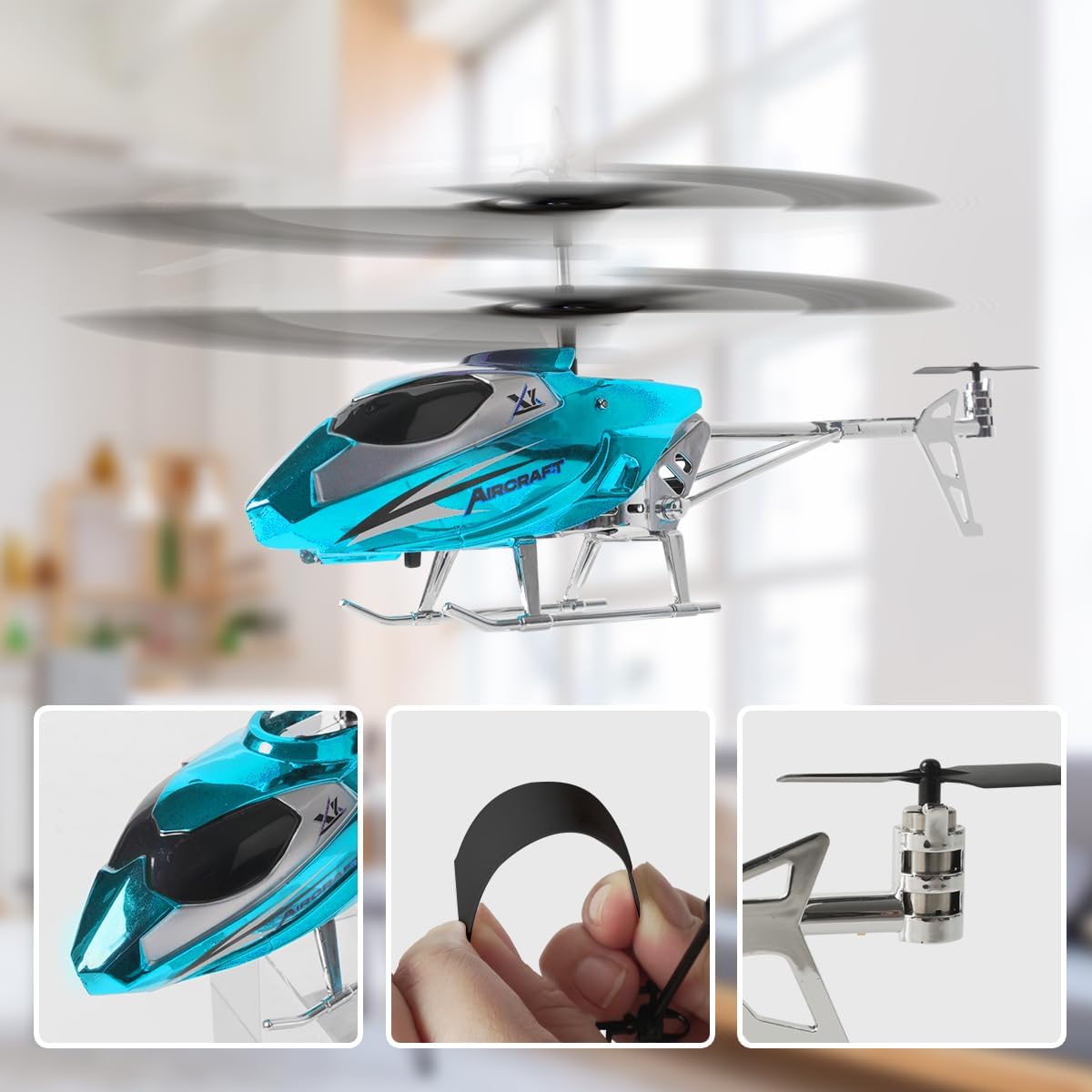 VATOS Elicottero RC 2.4G con Luce LED - immagine 4