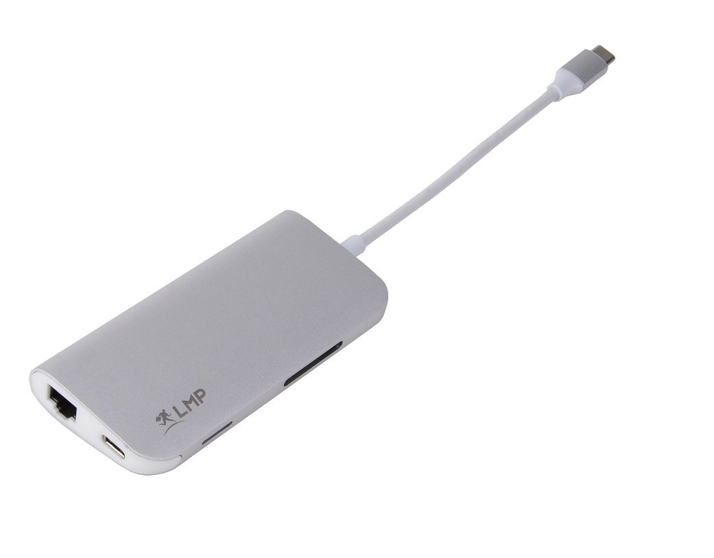 Lmp 14368 - Minidock USB-C, 8 Porte, Silver