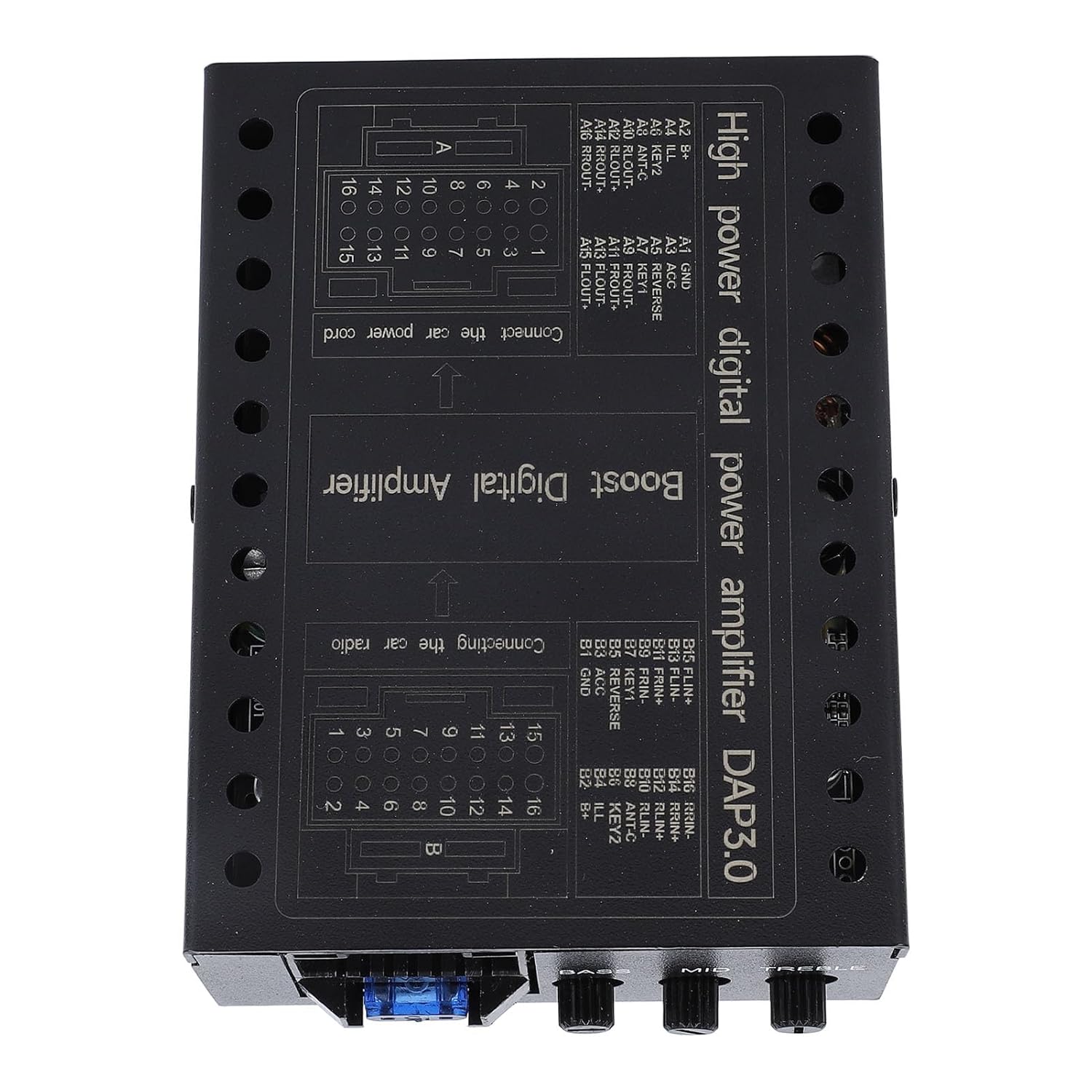 Amplificatore Processore Audio Digitale per Auto DC12V - immagine 8