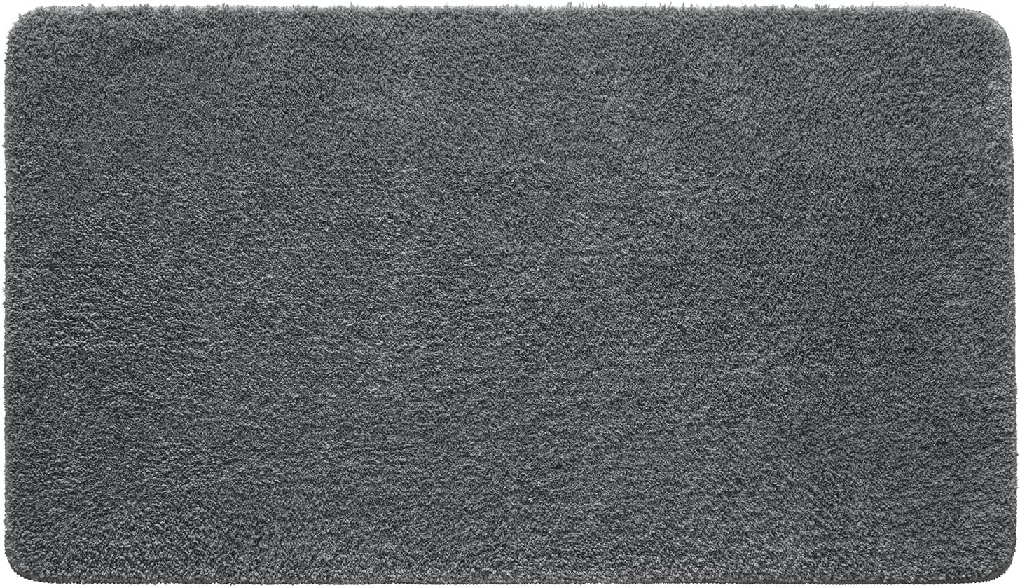 Miulee Tappeto Bagno Grigio 70x120cm - immagine 1