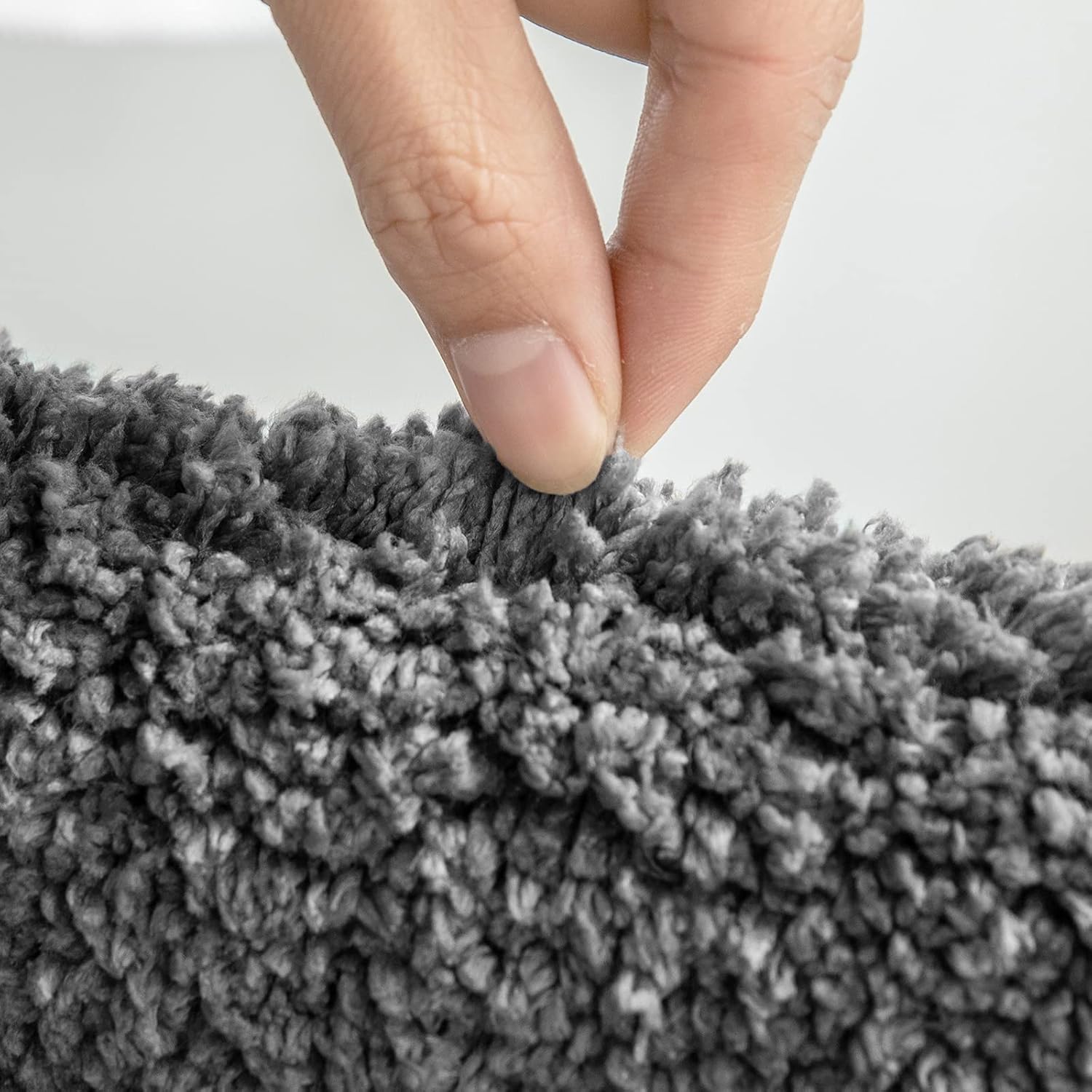 Miulee Tappeto Bagno Grigio 70x120cm - immagine 5