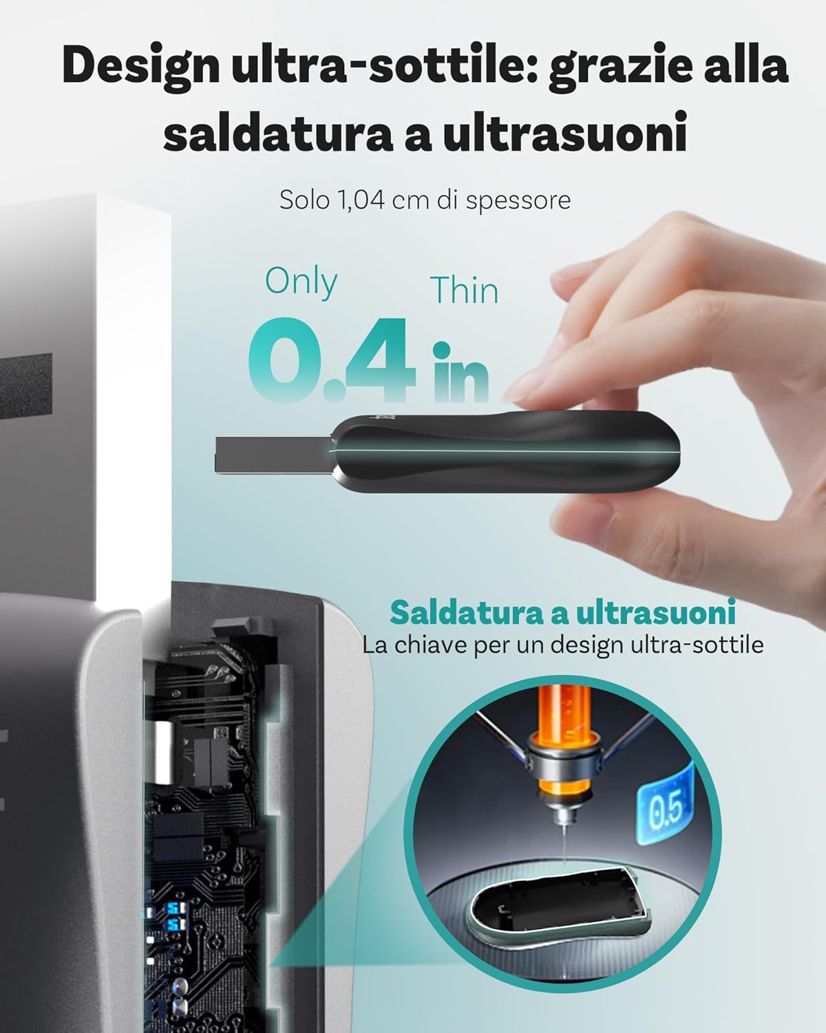 Ottocast Mini Flow - Adattatore CarPlay & Android Auto - immagine 6