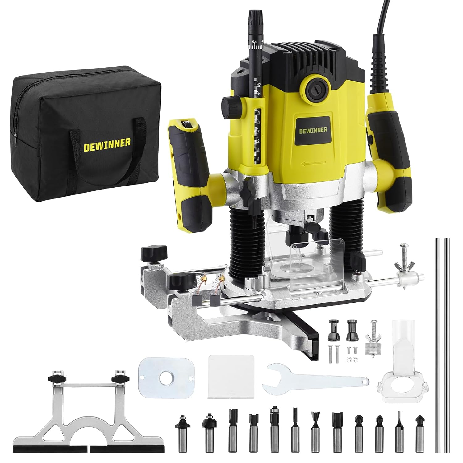 DEWINNER Fresatrice Verticale Legno 1800W - immagine 1