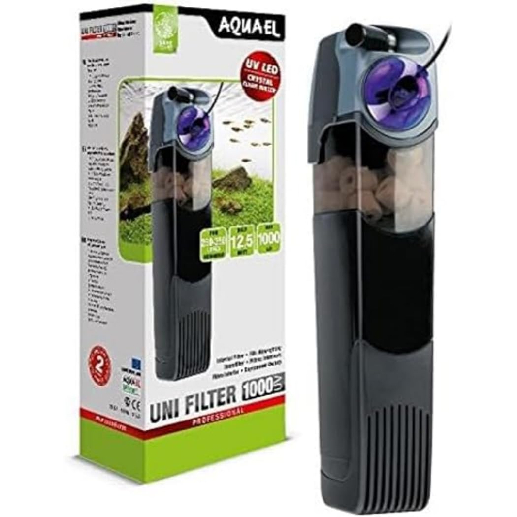 Aquael Filtro Interno UV 500 per Aquariophilie, 500 l/h