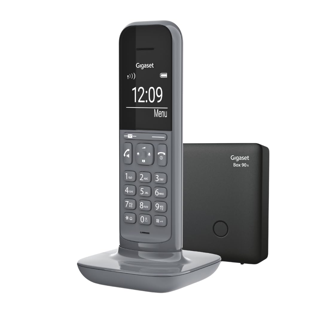 Gigaset CL390A Telefono Cordless con Segreteria, Grigio