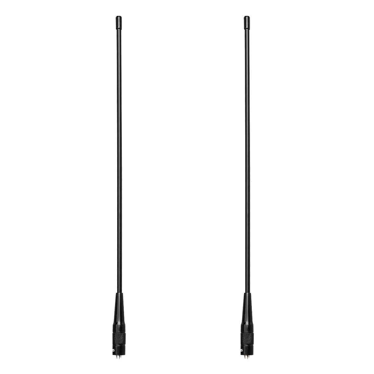 Retevis RHD771 Antenna Ricetrasmittenti SMA-F Doppia Banda UHF/VHF Compatibile con Walkie Talkie Retevis RT5 RT5R RT5RV RT6 RT7 RT21 H777 Baofeng UV-5R BF-888S OCDAY eSynic Sunreal Mengshen (2 Pezzi)