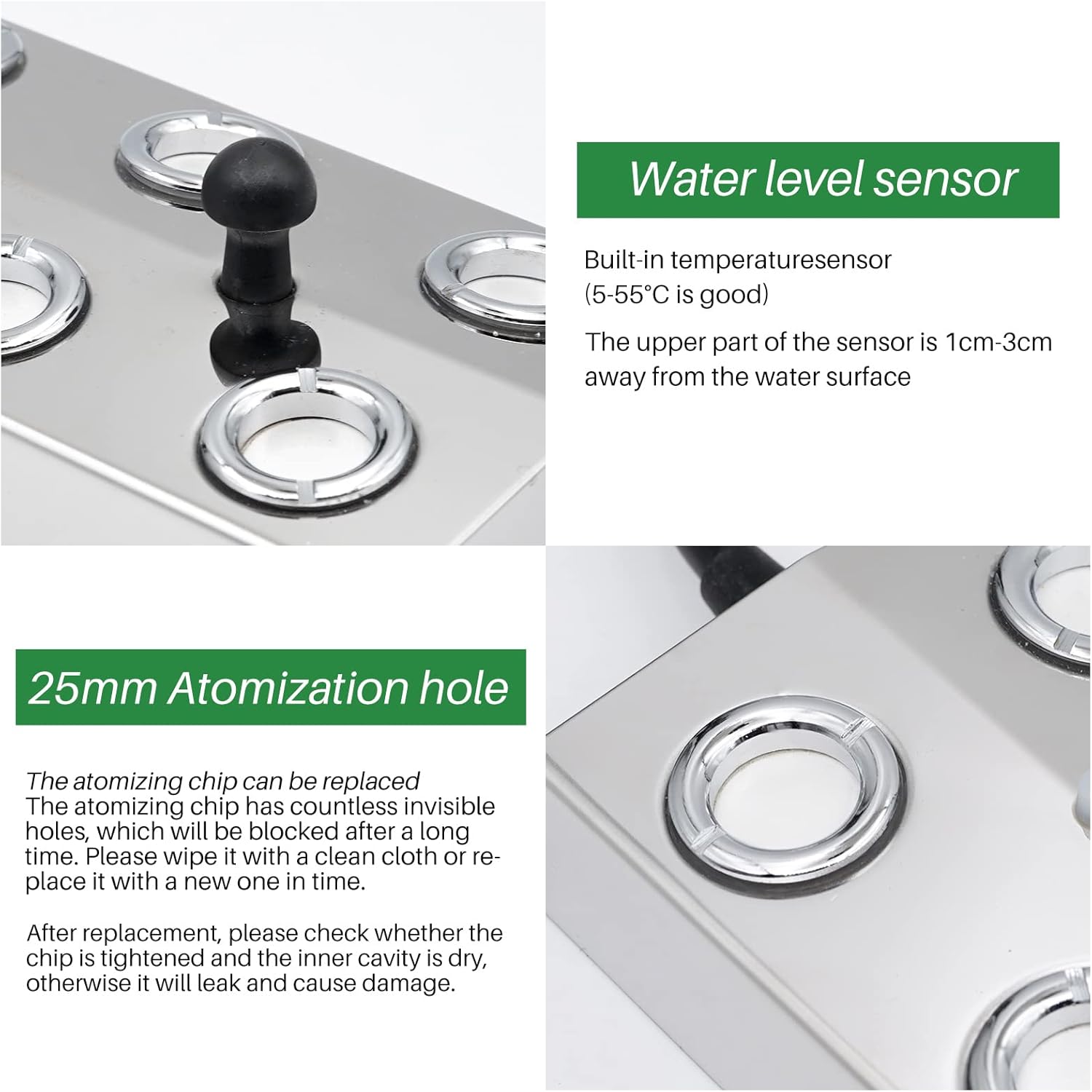 MOGOULUA Creatore di Nebbia 10 Teste Ultrasonico - immagine 5