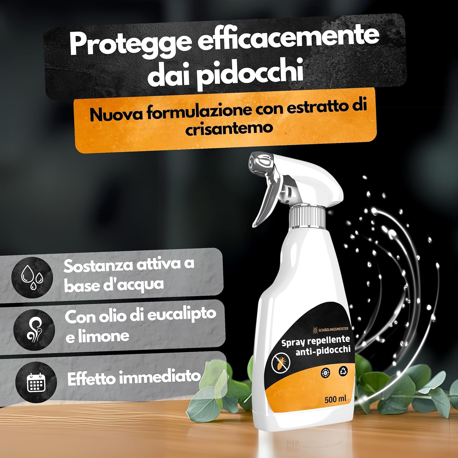 Spray Repellente per Pidocchi 500ml - immagine 3