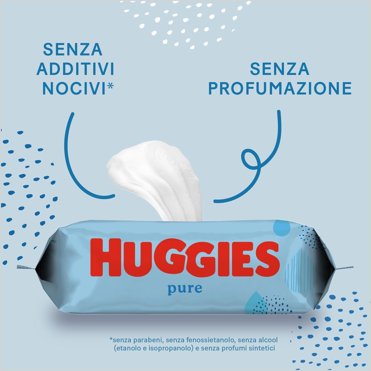 Huggies Pure Salviette Umidificate per Bambini (12x56 pz) - immagine 5