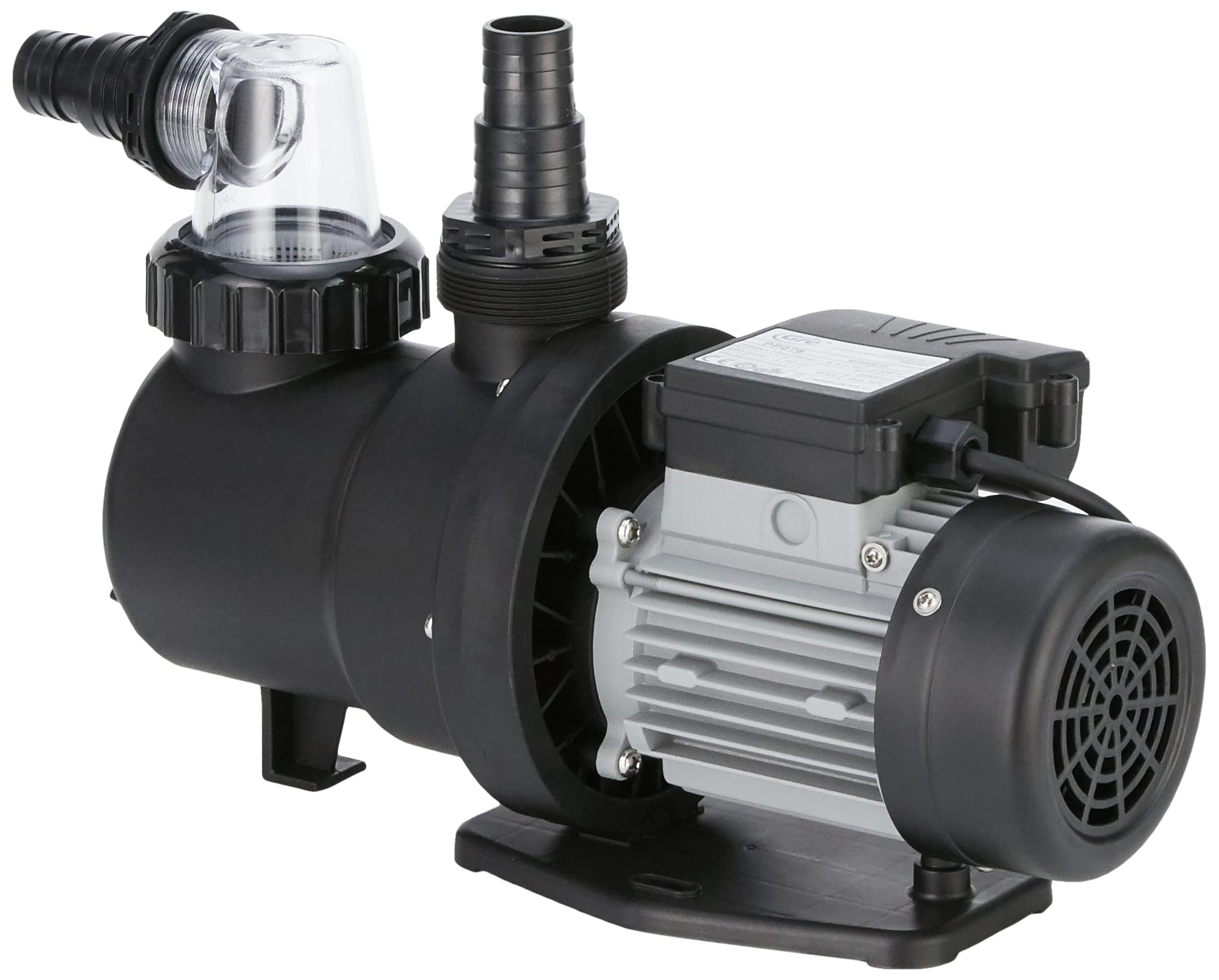 Gre PP076 - Pompa filtro piscina, 550 W, 9,5 m3/h - Nero
