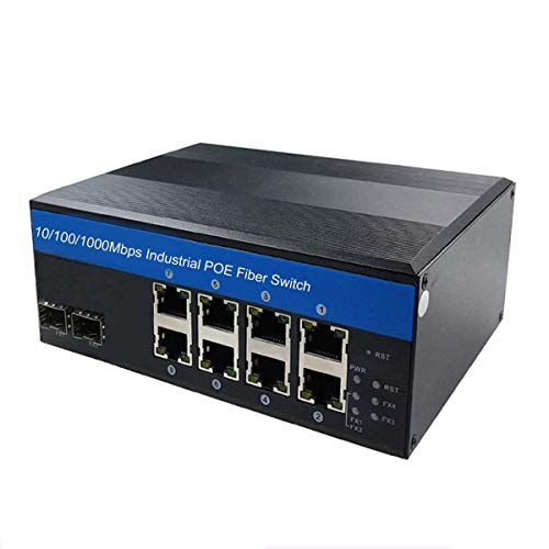 OLYCOM Switch Ethernet Industriale Gigabit 8 Porte POE