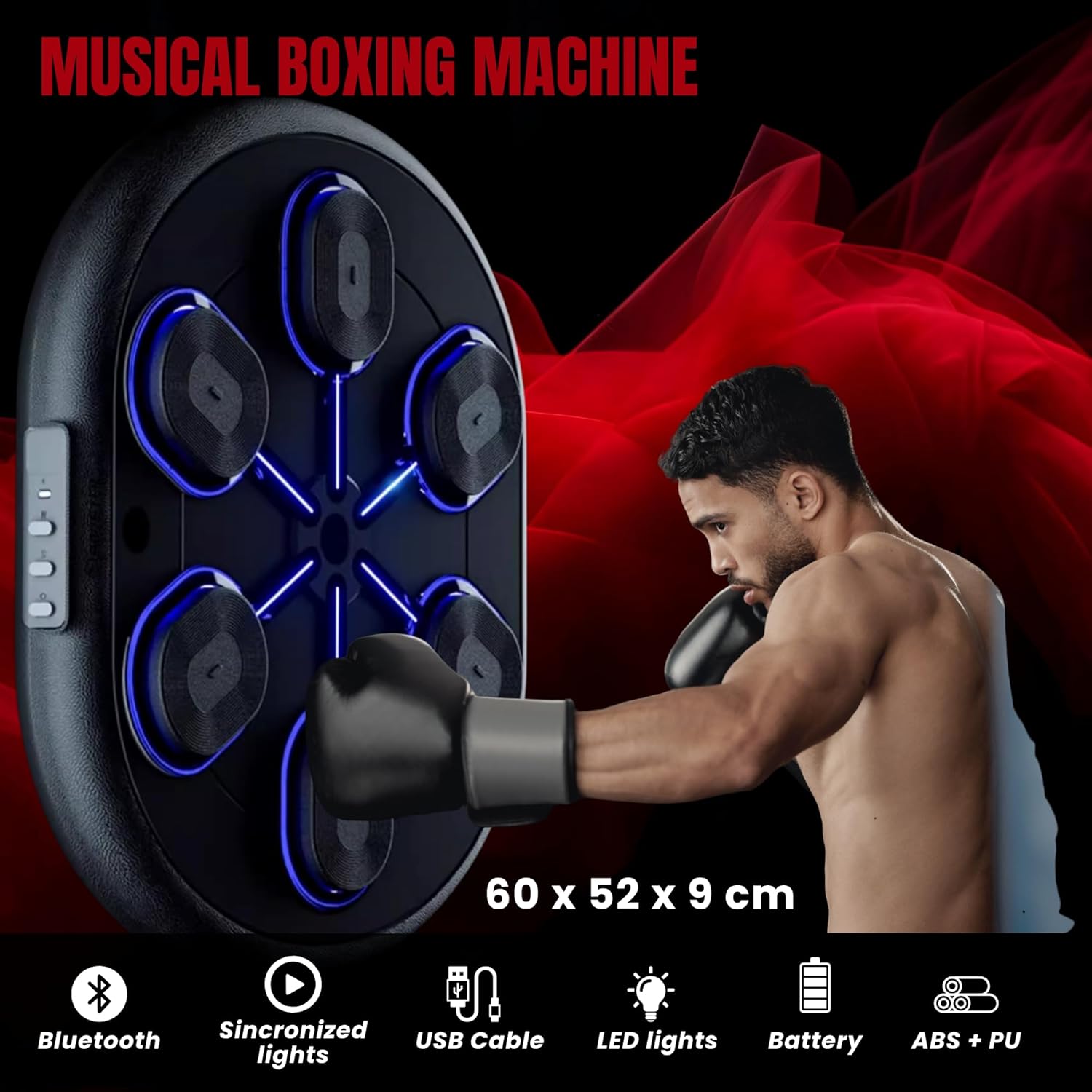 MAGIC SELECT Macchina da Boxe Musicale con LED e Bluetooth - immagine 2