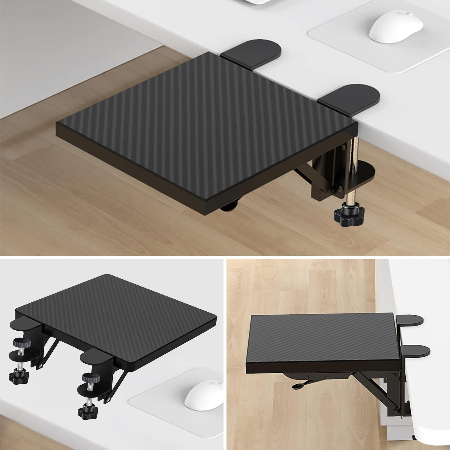 Bracciolo per Scrivania Computer Rotante 90° - immagine 7