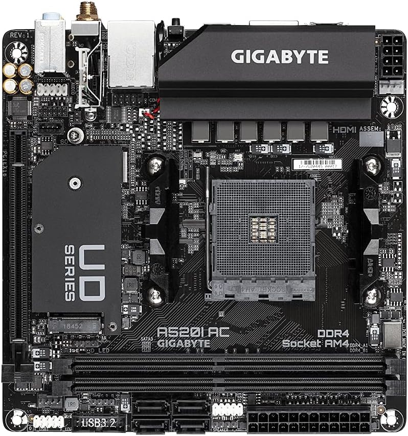 Gigabyte A520I AC ITX Motherboard for AMD AM4 CPUs - immagine 2