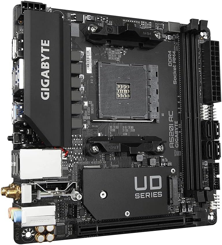 Gigabyte A520I AC ITX Motherboard for AMD AM4 CPUs - immagine 3