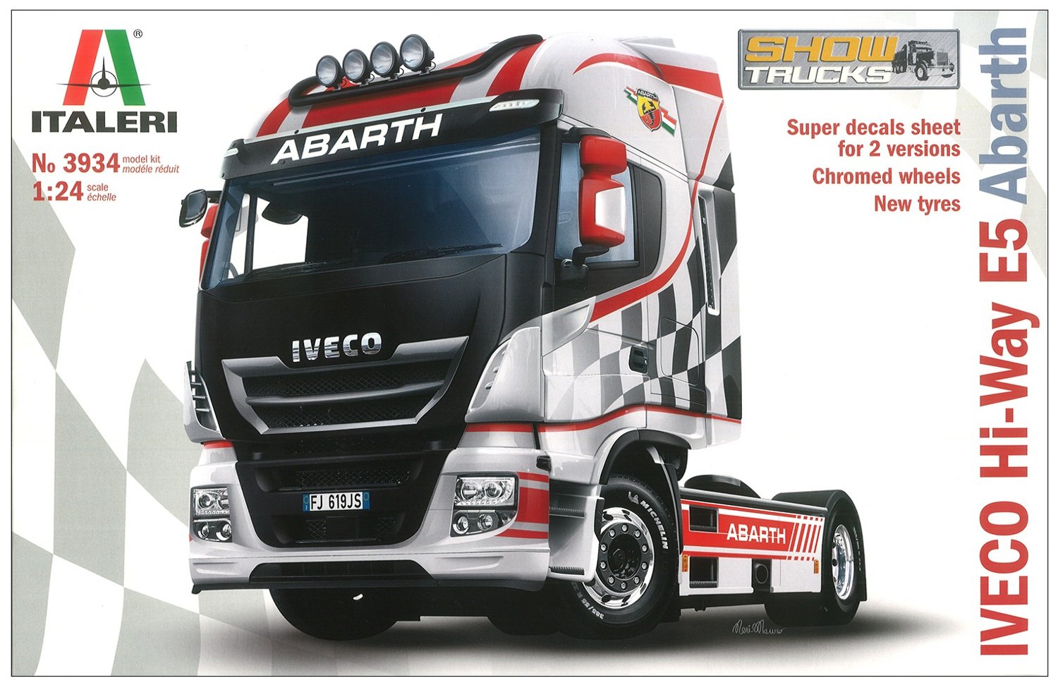 Italeri 3934 Iveco Hi-Way E5 Abarth Model Kit
