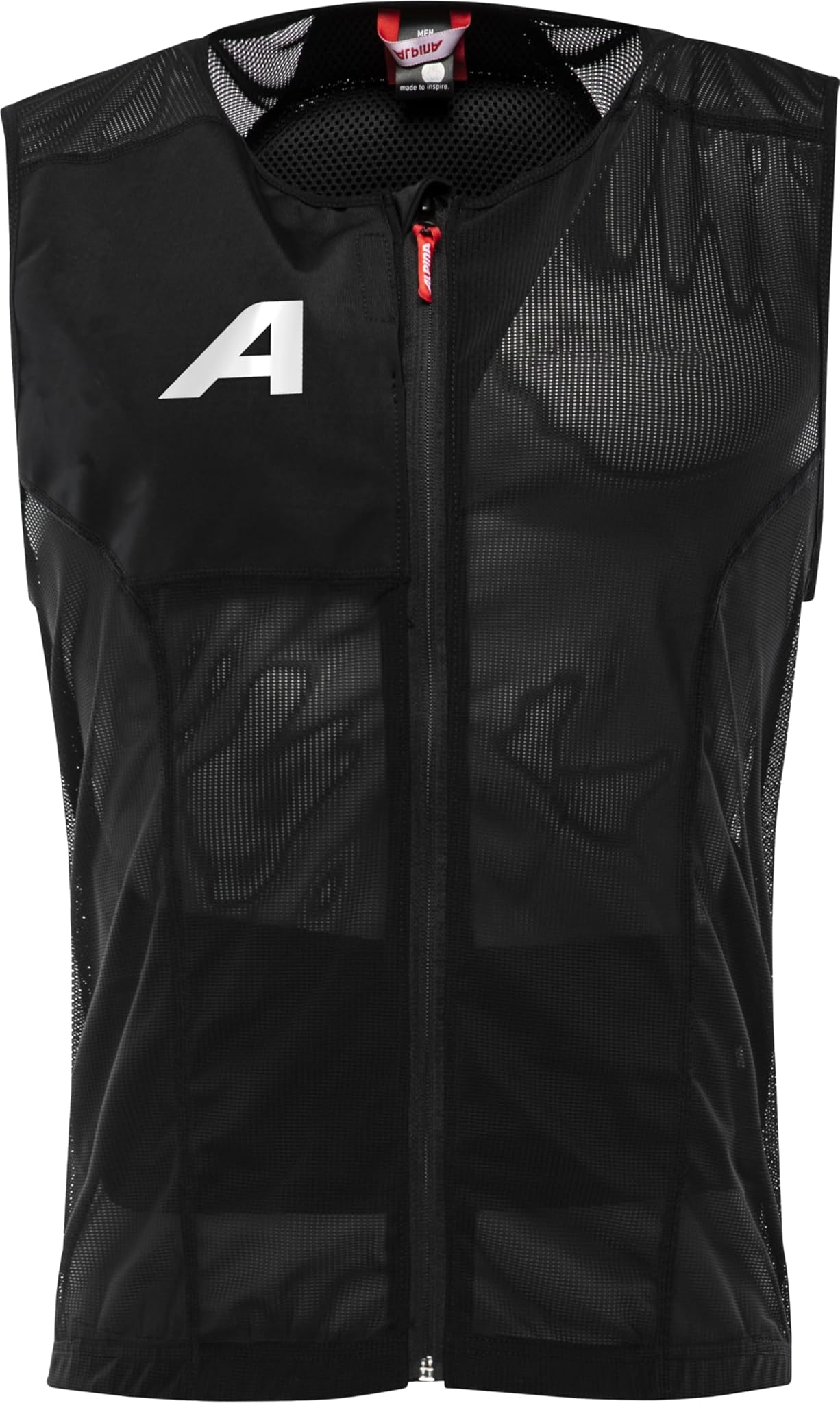 ALPINA Uomini, PROSHIELD Men Vest Protettore, Black, XXL