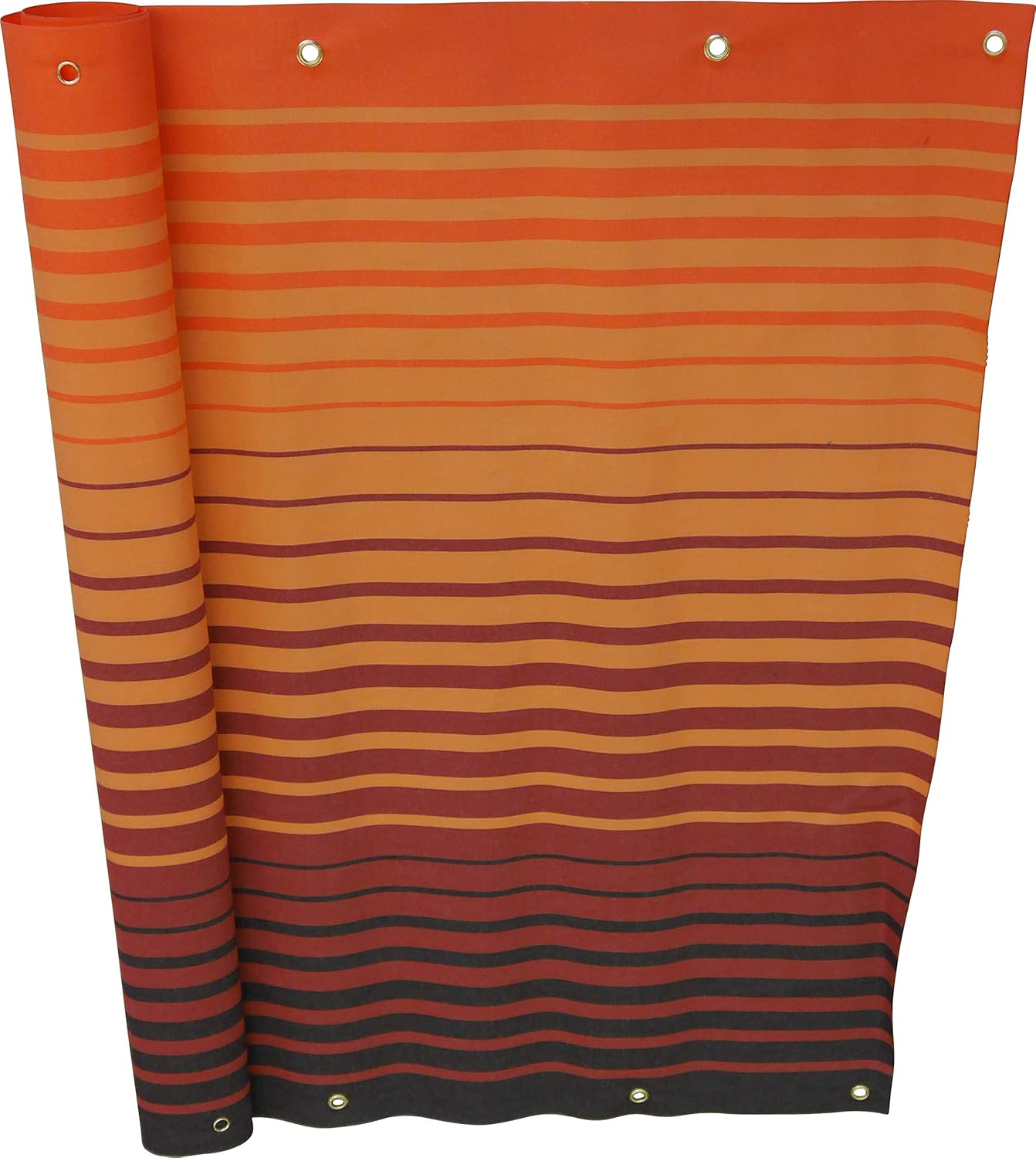 Angerer Telo Protettivo per Balcone 90cm x 6m, Arancio-Marrone