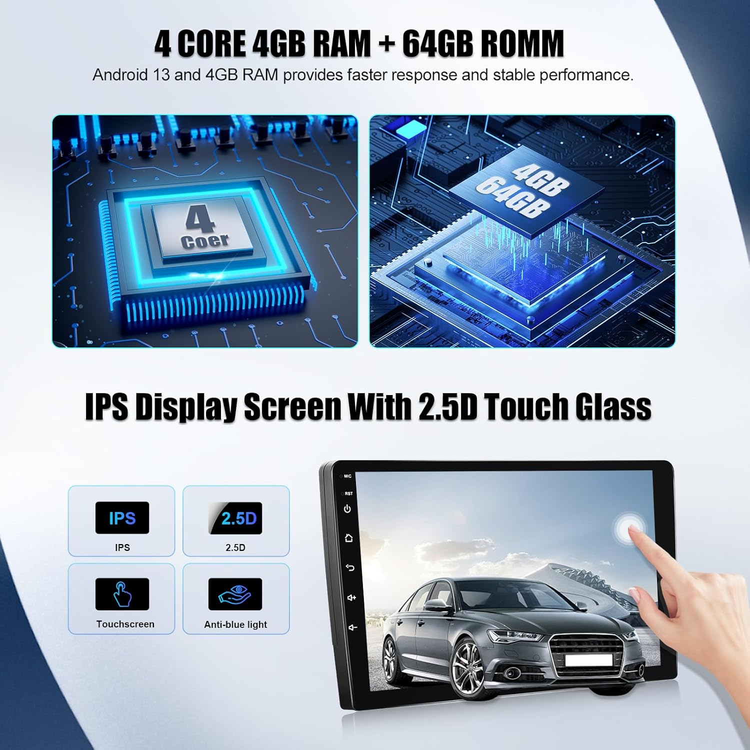 Sixwin Autoradio Android 13 per BMW E46 1999-2005 - immagine 4