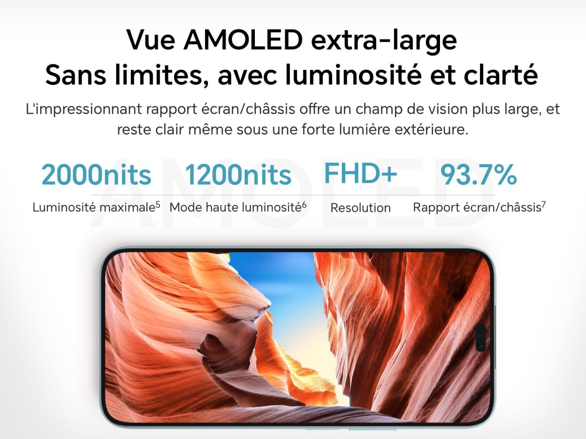 Smartphone Honor 5G, Android 14, nero - immagine 4