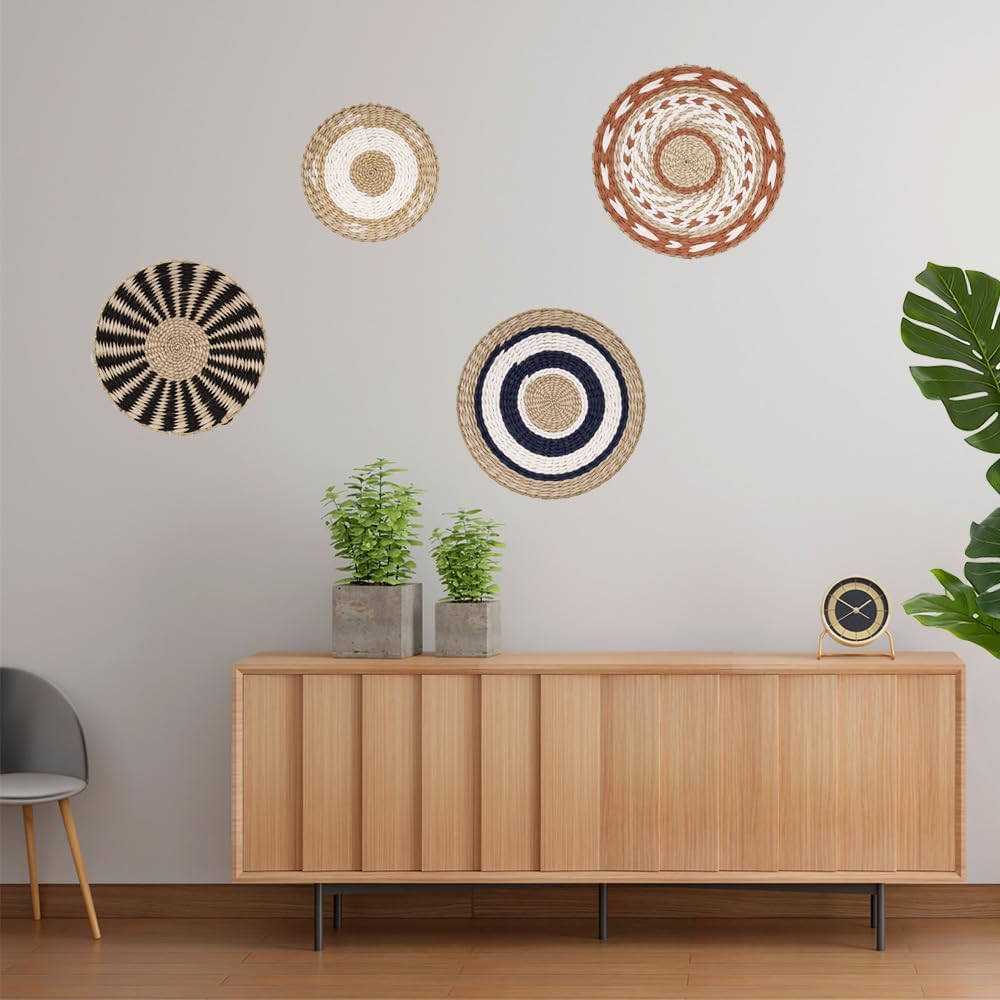 DECCARO - Set di 8 cestini da parete Boho - immagine 3